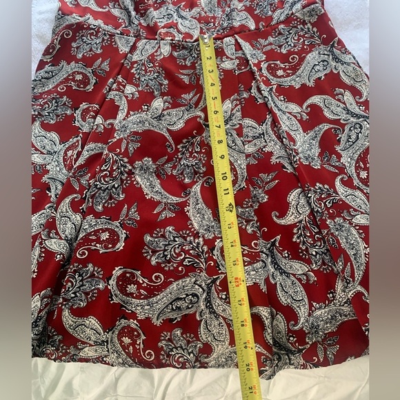 ModCloth Yellow Star Fit n Flare Sleeveless Paisley Dress 1X - Picture 8 of 15